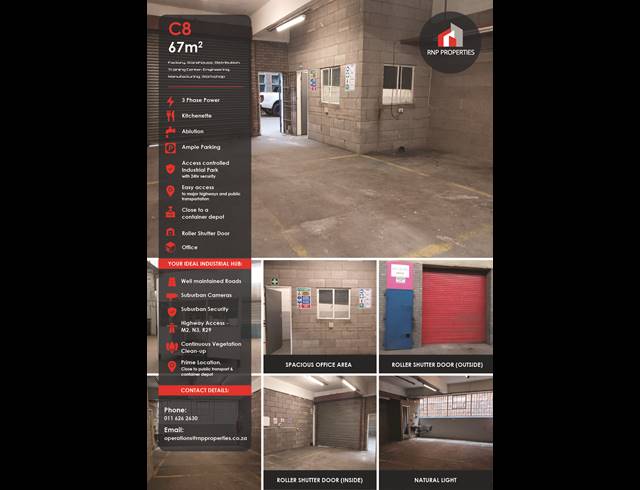 Industrial property to rent in HERIOTDALE